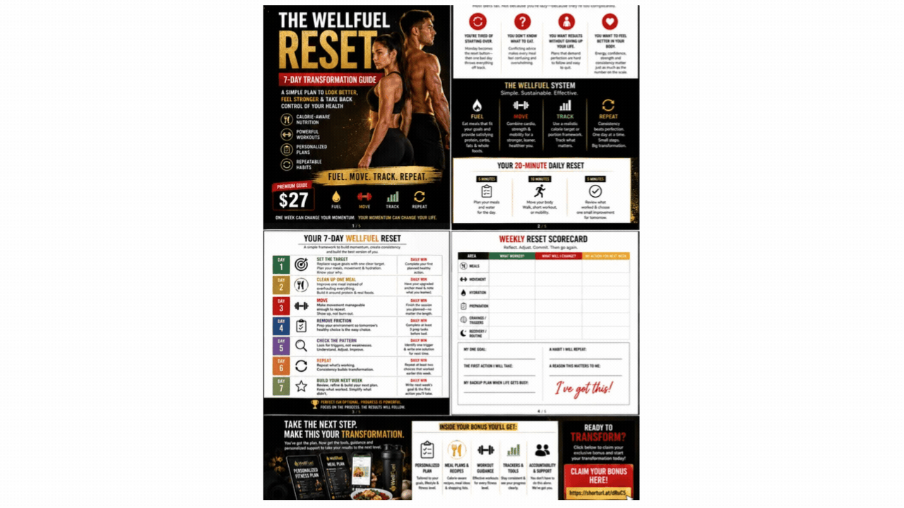 THE WELLFUEL RESET - 7 DAY TRANSFORMATION GUIDE